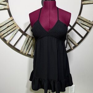 Madden Girl Black Halter Beach Dress NWTS